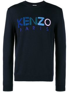 джемпер с разноцветным вышитым логотипом Kenzo