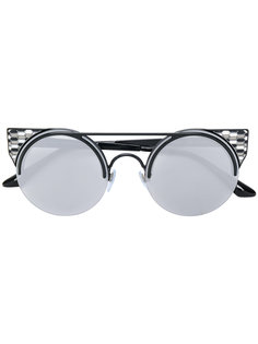 enamelled round sunglasses Bulgari