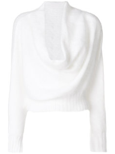 cowl neck sweater Alberta Ferretti