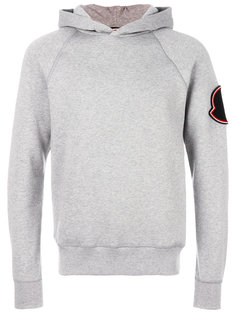logo plaque hoodie Moncler