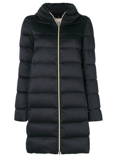 zip up collar puffer coat Herno