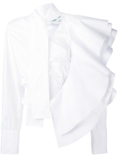 рубашка с рюшами Off-White