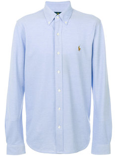 рубашка с вышитым логотипом Polo Ralph Lauren