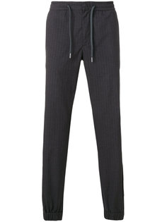 брюки в полоску с присборенными щиколотками Z Zegna