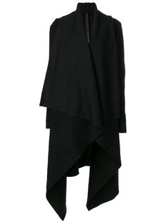 draped asymmetric coat Poème Bohémien