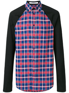 plaid colour-block shirt Givenchy