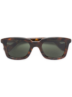 tortoiseshell square frame sunglasses Moncler