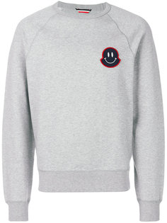 smiley logo plaque sweatshirt Moncler