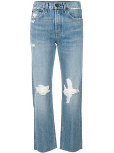 состаренные укороченные джинсы  Rag &amp; Bone
