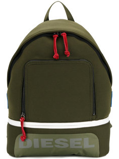 logo print backpack Diesel