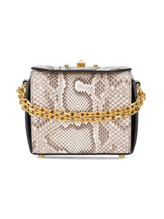 Mini Snakeskin Box Bag Alexander McQueen
