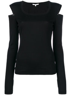 cold shoulder top Helmut Lang