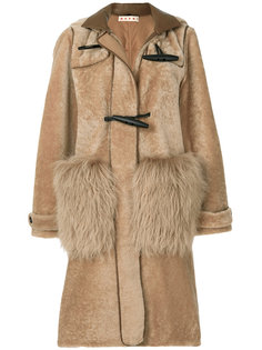 shearling duffle coat Marni