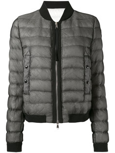 перфорированный стеганый пуховик  Moncler