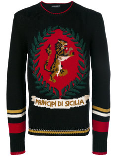свитер с изображением тигра Dolce &amp; Gabbana