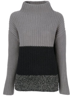 three tone roll neck jumper Fabiana Filippi