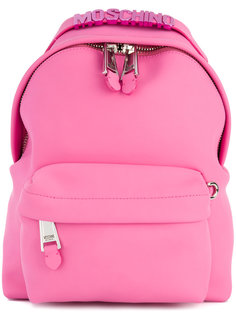 logo embossed backpack Moschino