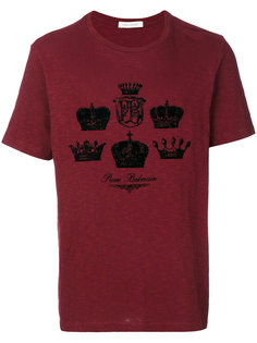 crown print T-shirt Pierre Balmain