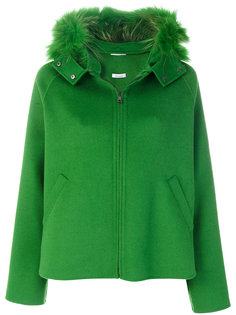 fur trim hooded coat P.A.R.O.S.H.
