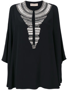 платье с отделкой на вороте  Emilio Pucci
