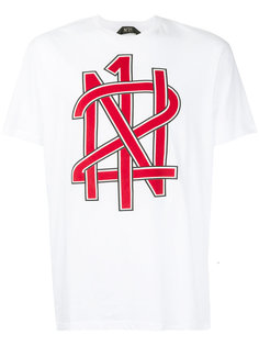 logo print T-shirt Nº21