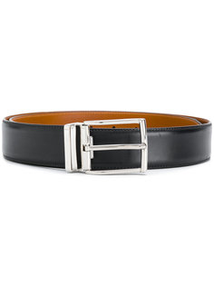 ремень с квадратной пряжкой Santoni