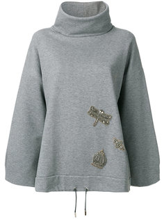 embellished sweatshirt Eleventy
