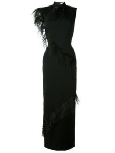 платье со страусиными перьями Christopher Kane