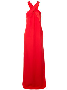 платье с перекрестными бретельками спереди  Lanvin