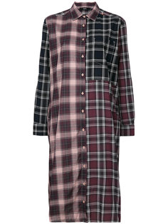 patchwork shirt jacket Diesel