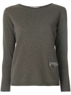 zipped pocket sweatshirt  Fabiana Filippi