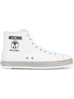 кеды-хайтопы Moschino