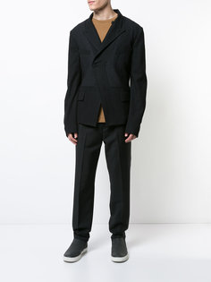 symmetric stripe panel jacket Alexandre Plokhov