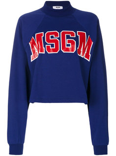 raglan logo sweatshirt  MSGM