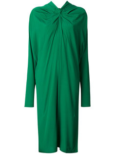 draped long-sleeved dress Marni