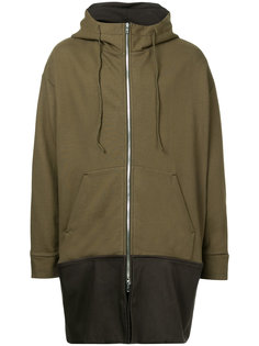 tonal zipped hoodie Juun.J