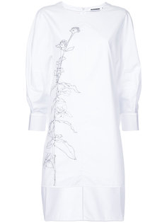 floral print longsleeved blouse Jil Sander