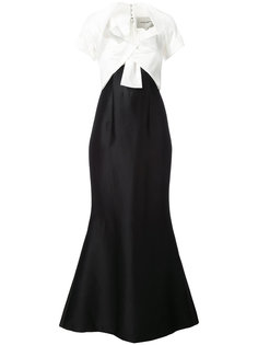 расклешенное платье  Carolina Herrera