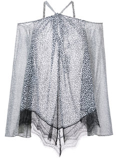 прозрачная блузка с вырезными деталями Derek Lam 10 Crosby