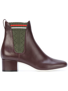 fabric panel ankle boots Fendi