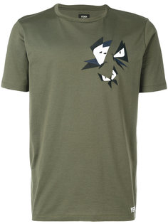 graphic butterfly appliqué T-shirt Fendi
