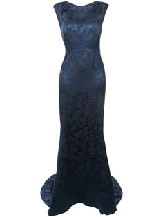 расклешенное вечернее платье Zac Posen