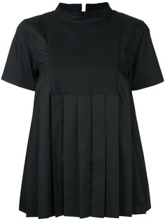 топ с плиссировкой Sacai