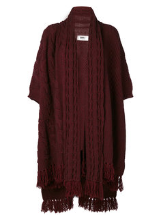 fringed full length cardigan Mm6 Maison Margiela