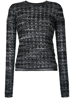 patterned longsleeved knitted blouse Missoni