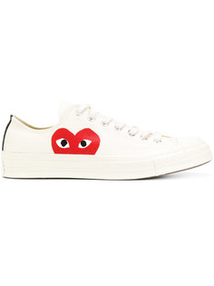 logo print lace up trainers Comme Des Garçons Play