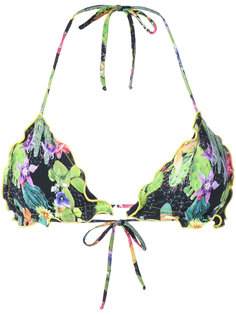 cactus print bikini top Ermanno Scervino