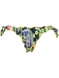 cactus print bikini bottoms Ermanno Scervino