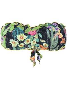 cactus print bikini top Ermanno Scervino