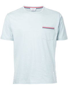 striped chest pocket T-shirt Thom Browne